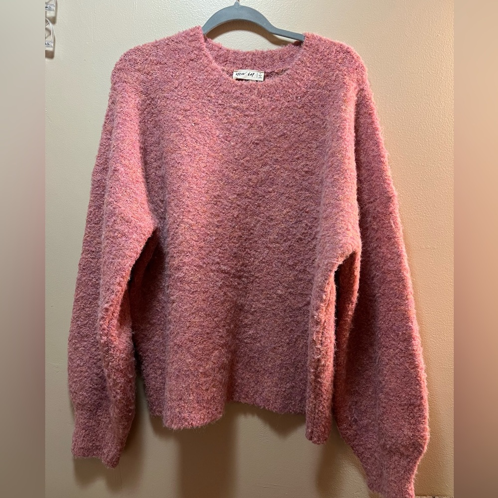 Soft, pink sweater